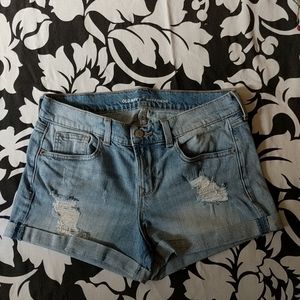 Old Navy Boyfriend Light Wash Denim Shorts Sz4